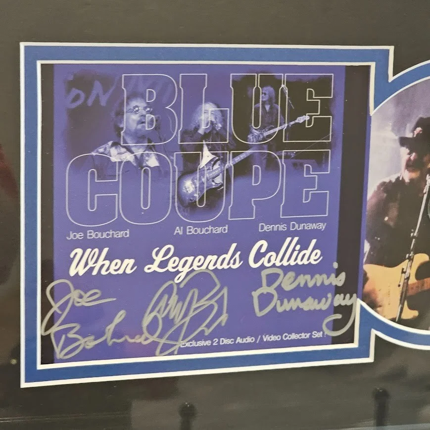Blue Coupe signed Autographed When Legends Collide CD JSA COA, image 2