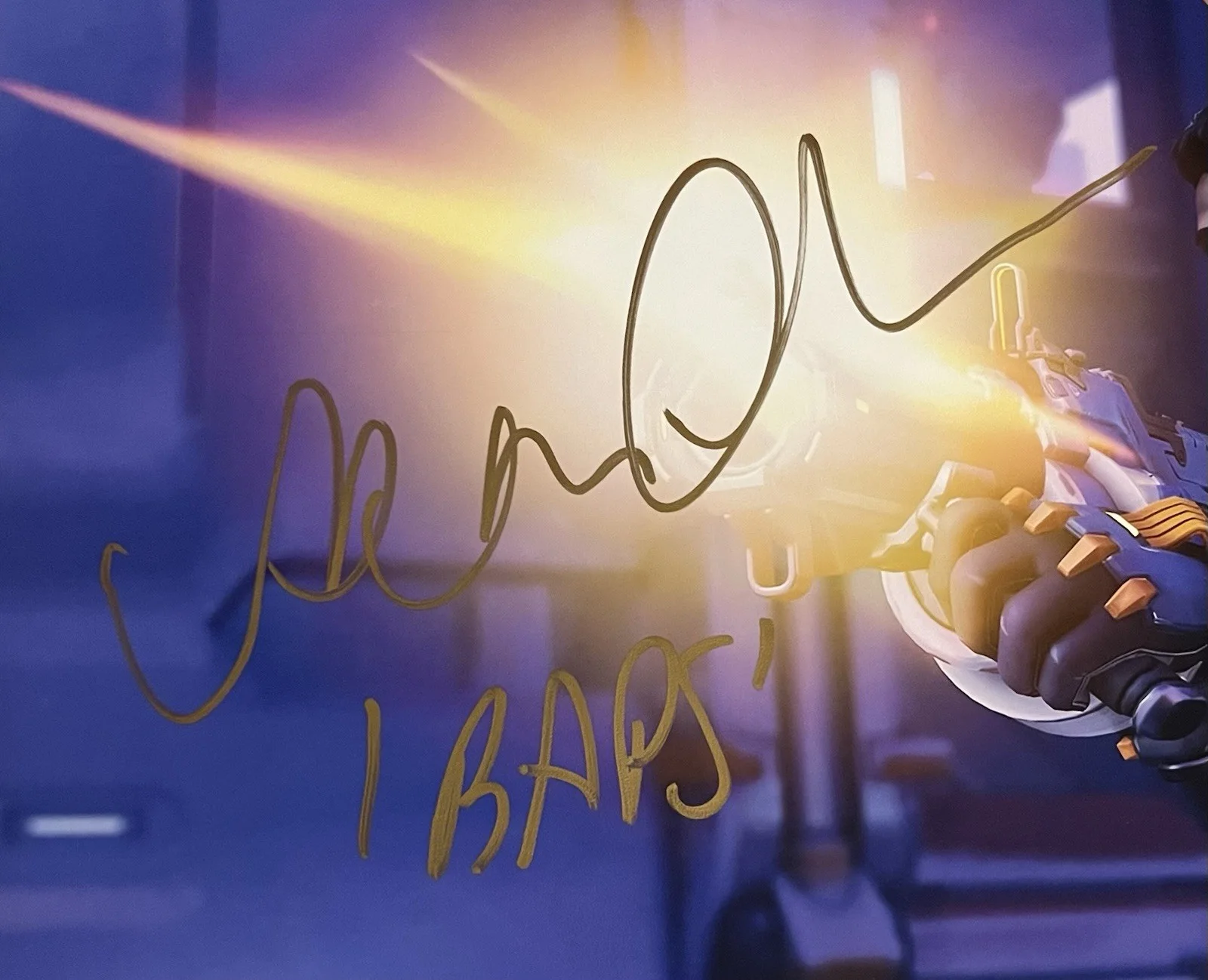 Benz Antoine — BENZ ANTOINE Hand Signed OVERWATCH 8x10 BAPTISTE Photo Autograph JSA COA CERT, image 3