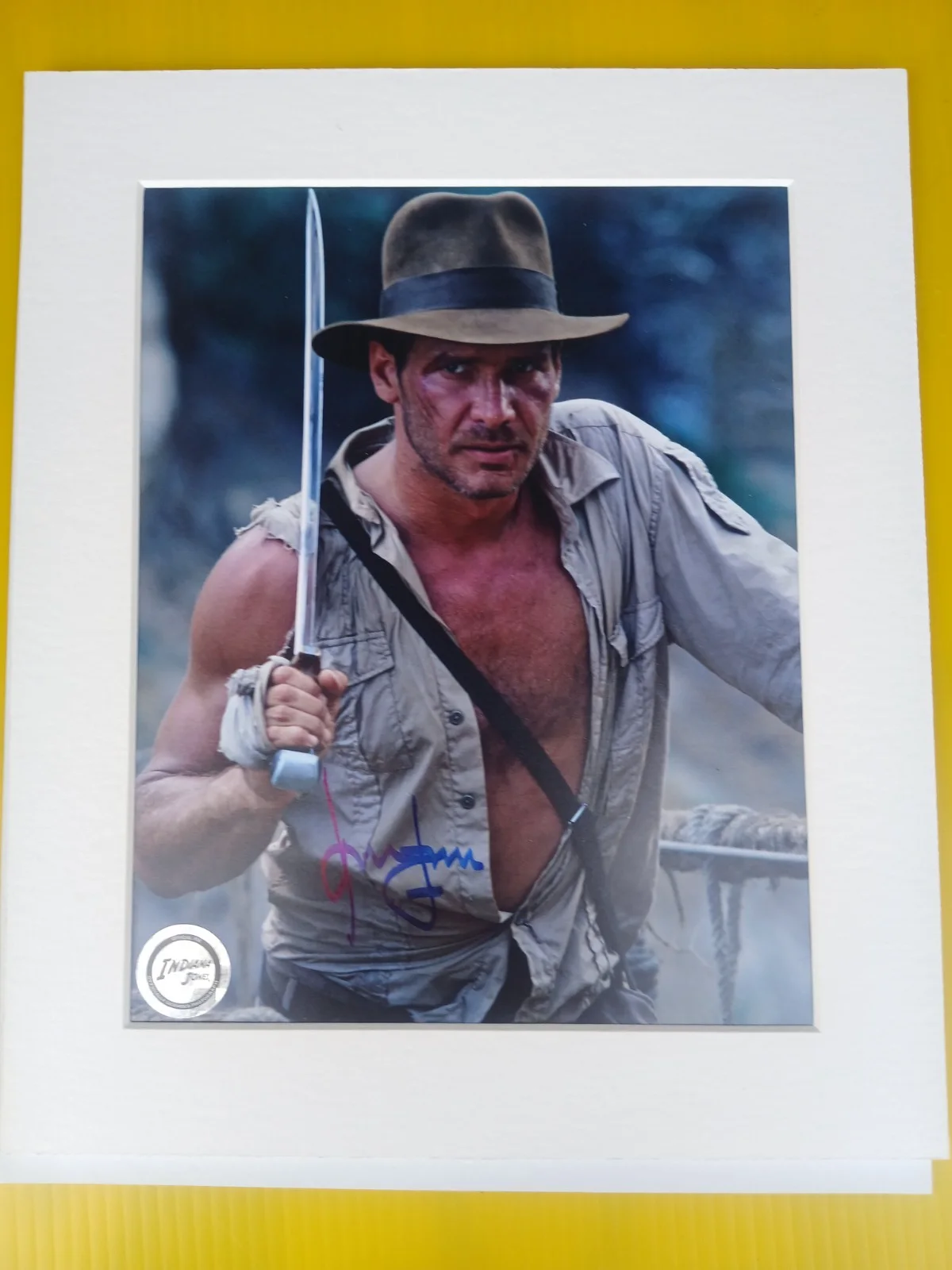 Harrison Ford — Harrison Ford Signed Autograph Photo Indiana Jones Raiders Temple Crusade OFPIX, изображение 2