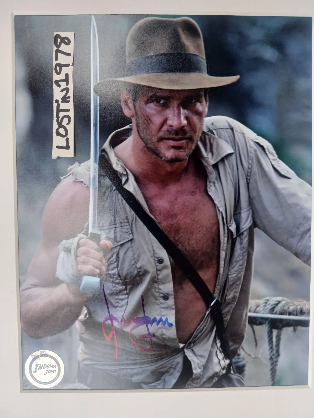Harrison Ford — Harrison Ford Signed Autograph Photo Indiana Jones Raiders Temple Crusade OFPIX, изображение 3