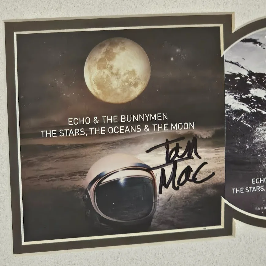 Echo and the Bunny Men signed Autographed The Stars, The Ocean & Moon CD JSA COA, изображение 2