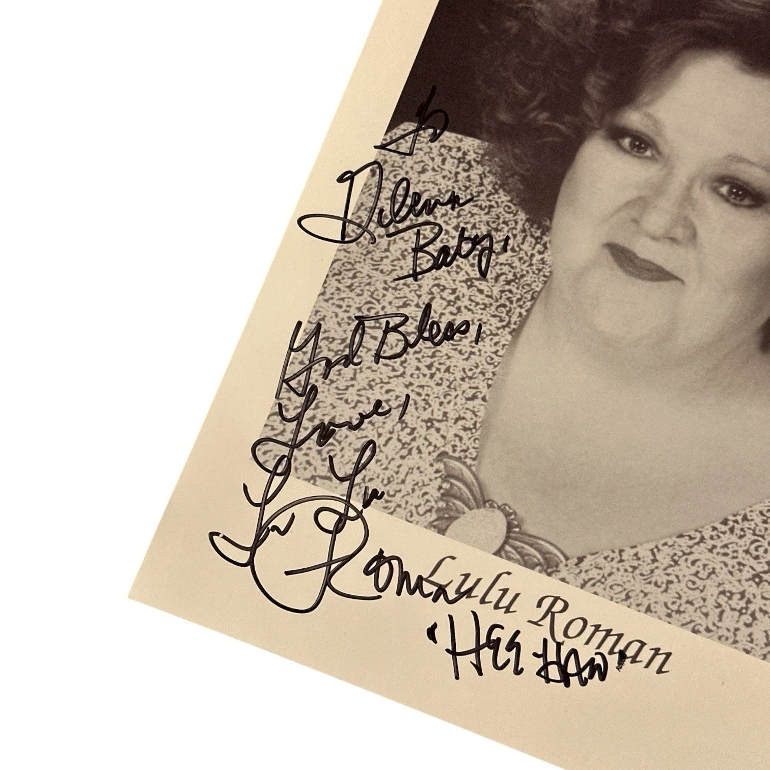Lulu Roman (d. 2025) Signed Autograph Promo Photo! Country Music Hee Haw Star!, изображение 2