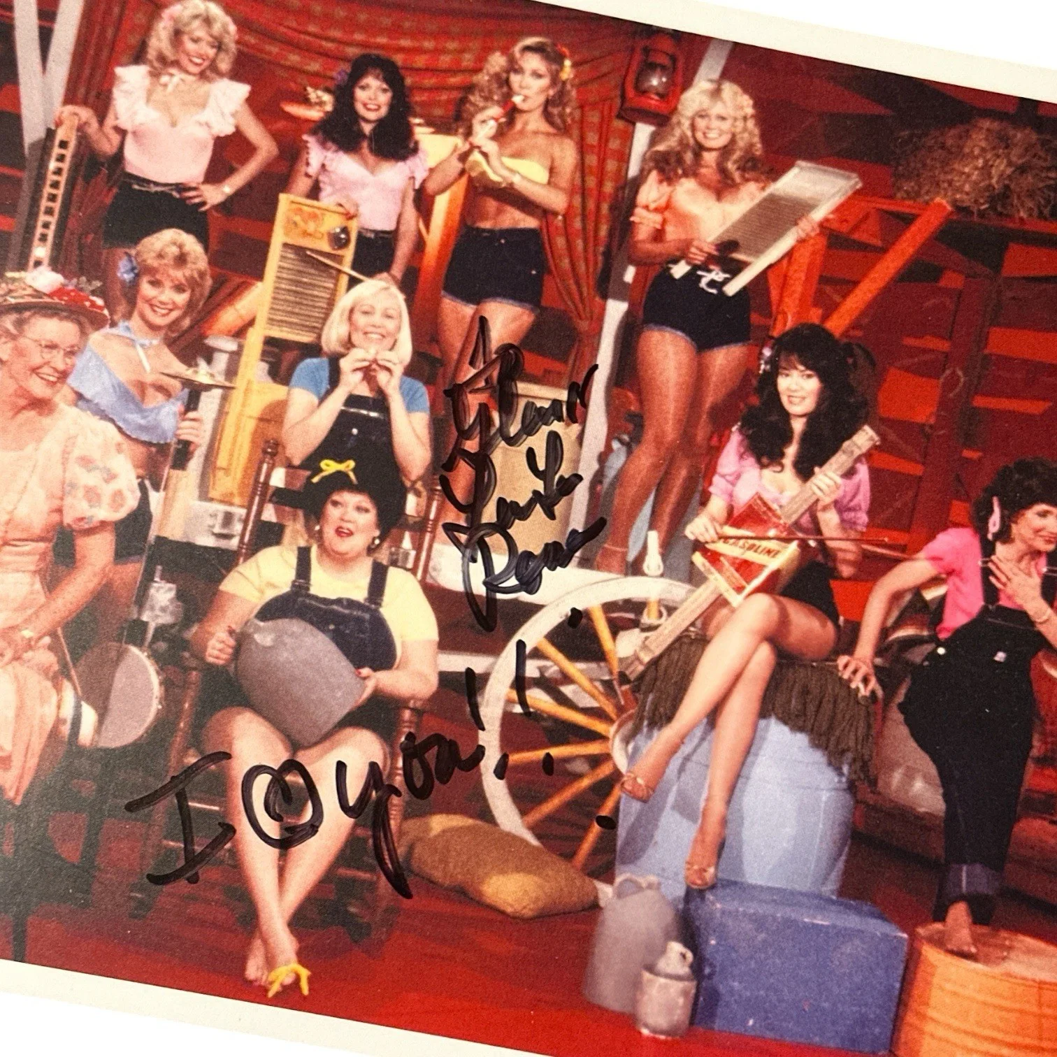 Lulu Roman (d. 2025) Signed Autograph 8x10 Photo! Country Music Hee Haw TV Star!, изображение 2