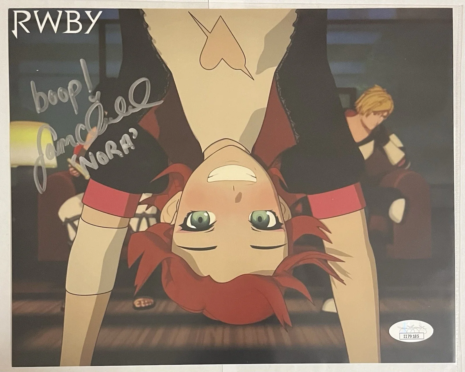 Sam Ireland — Sam Ireland Signed 8x10 Photo Of Nora From the Series “RWBY” JSA COA Quoted, изображение 2