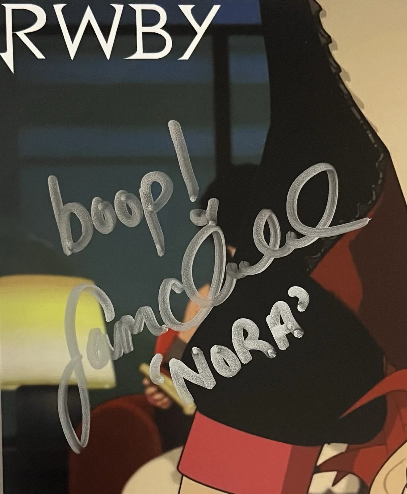 Sam Ireland — Sam Ireland Signed 8x10 Photo Of Nora From the Series “RWBY” JSA COA Quoted, изображение 4
