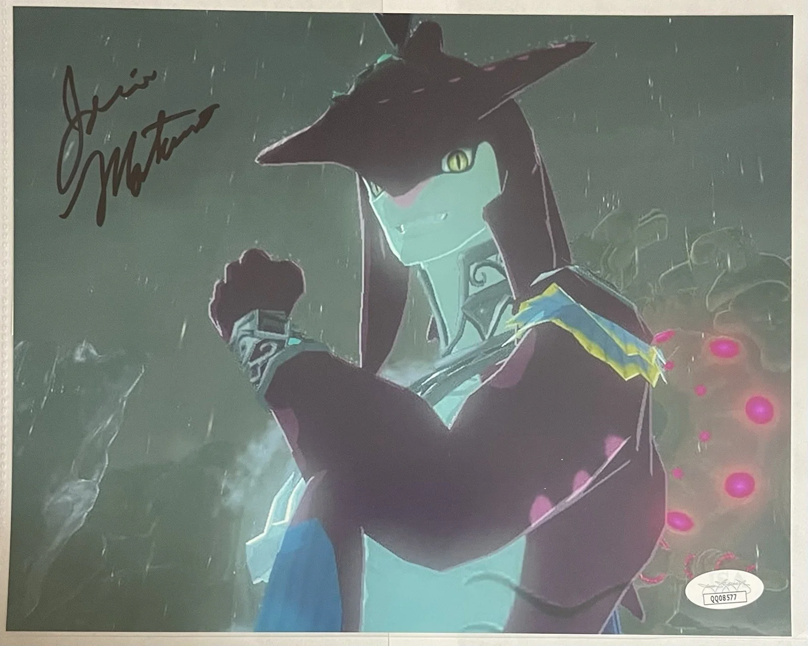 Jamie Mortellaro — Jamie Mortellaro signed 8x10 photo of Prince Sidon from The Legend of Zelda JSA, изображение 2
