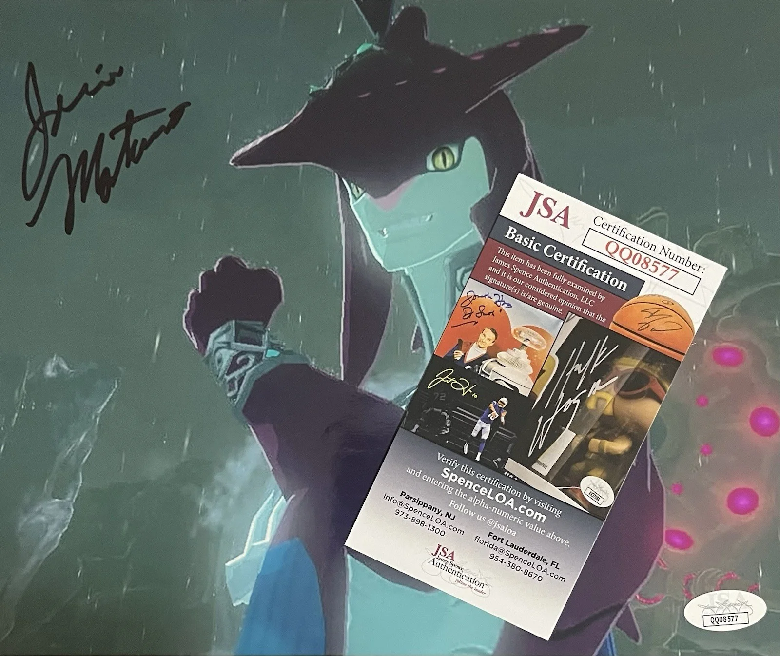 Jamie Mortellaro — Jamie Mortellaro signed 8x10 photo of Prince Sidon from The Legend of Zelda JSA, изображение 3