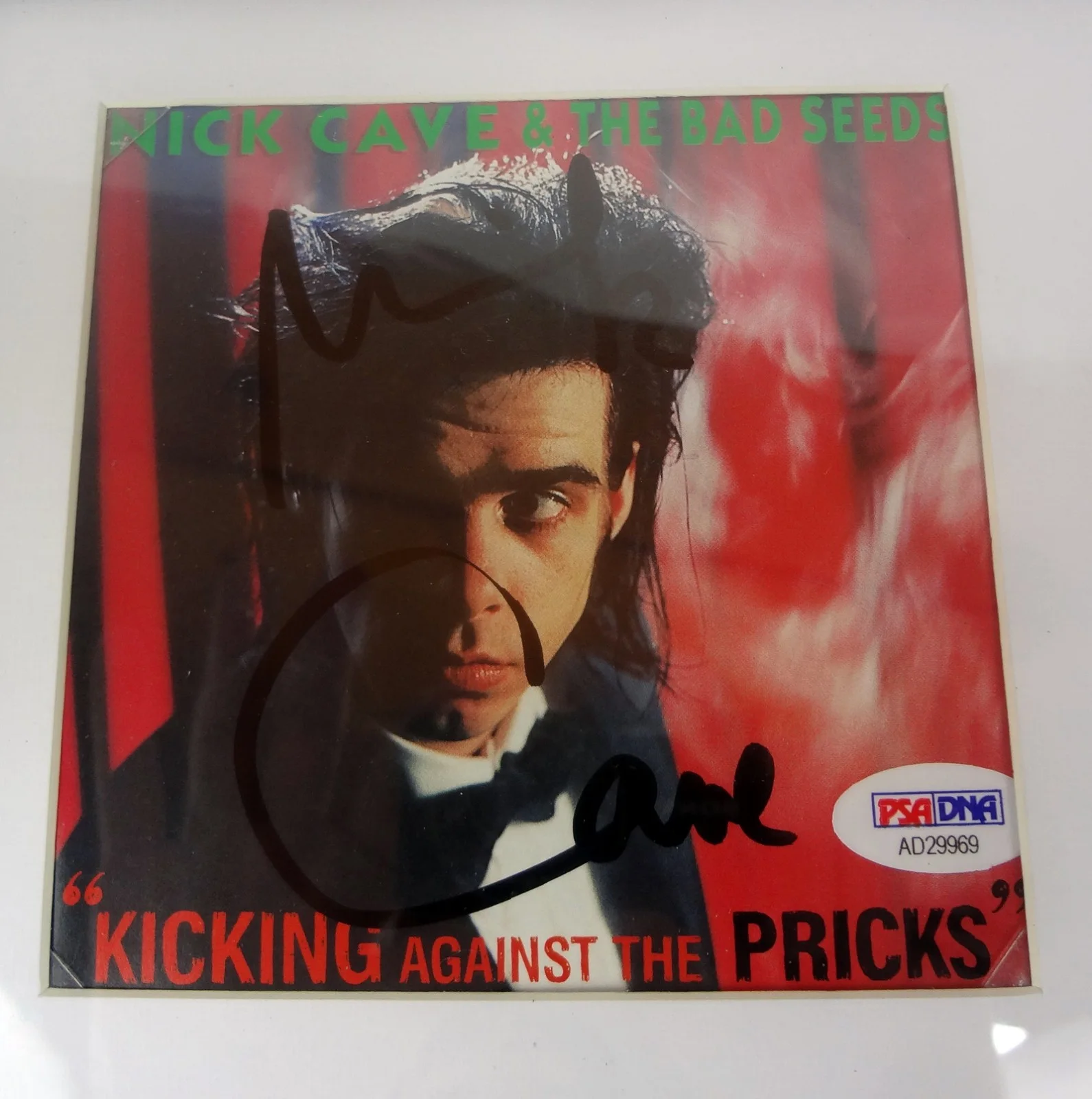 Nick Cave — Nick Cave & The Bad Seeds Signed Kicking Against The Pricks Frame CD PSA/DNA COA, image 2