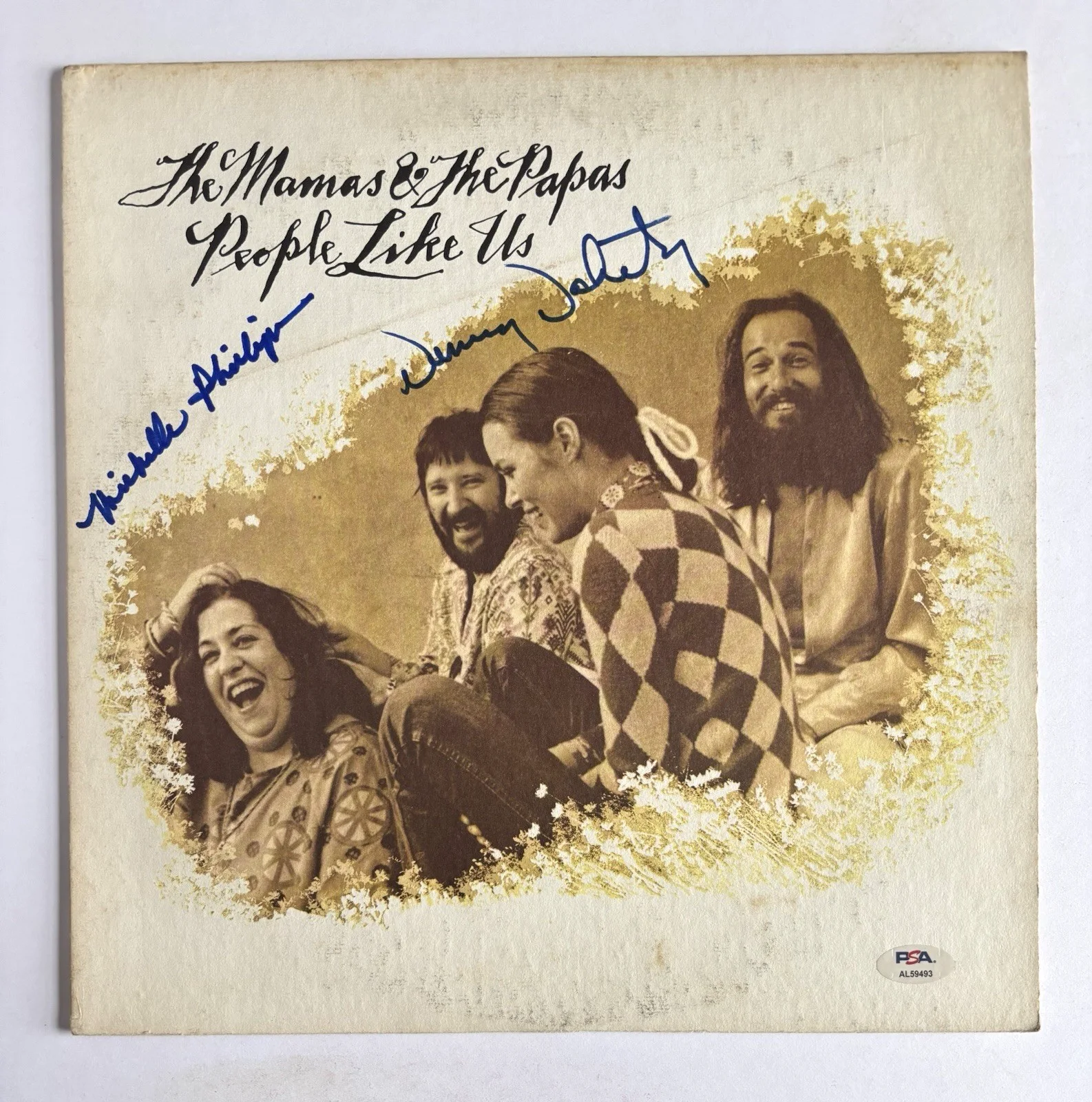 MAMAS & THE PAPAS Signed Vinyl LP RECORD Album by 2 DOHERTY PHILLIPS PSA DNA COA, image 2