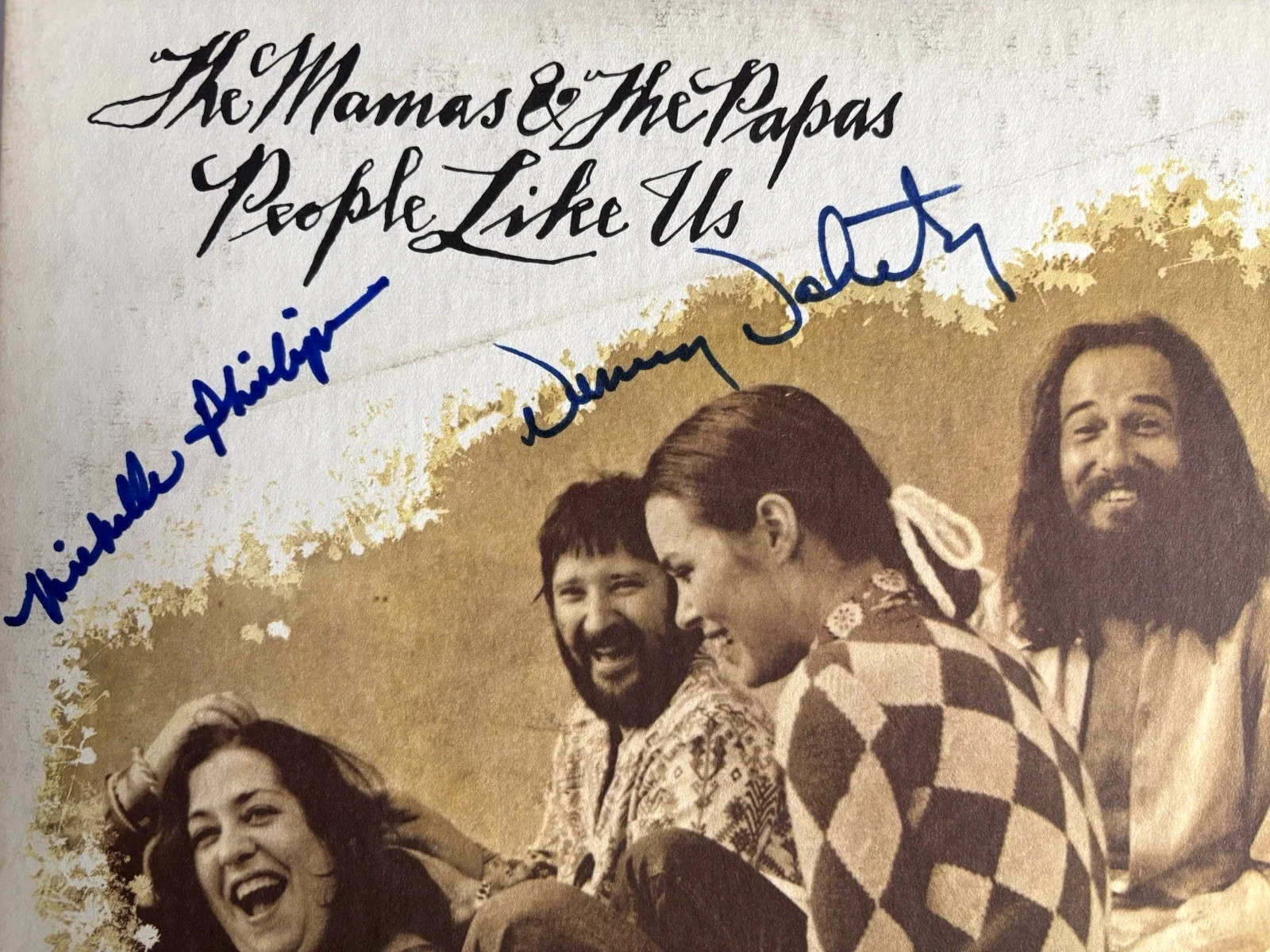 MAMAS & THE PAPAS Signed Vinyl LP RECORD Album by 2 DOHERTY PHILLIPS PSA DNA COA, image 3