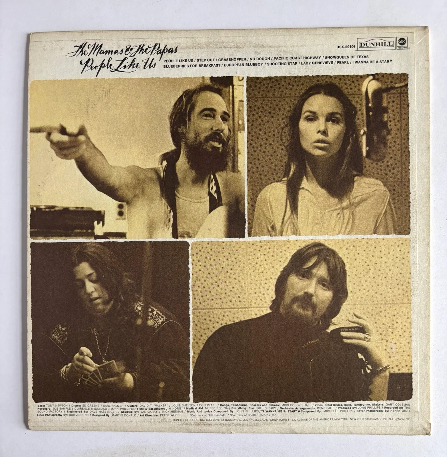 MAMAS & THE PAPAS Signed Vinyl LP RECORD Album by 2 DOHERTY PHILLIPS PSA DNA COA, image 4