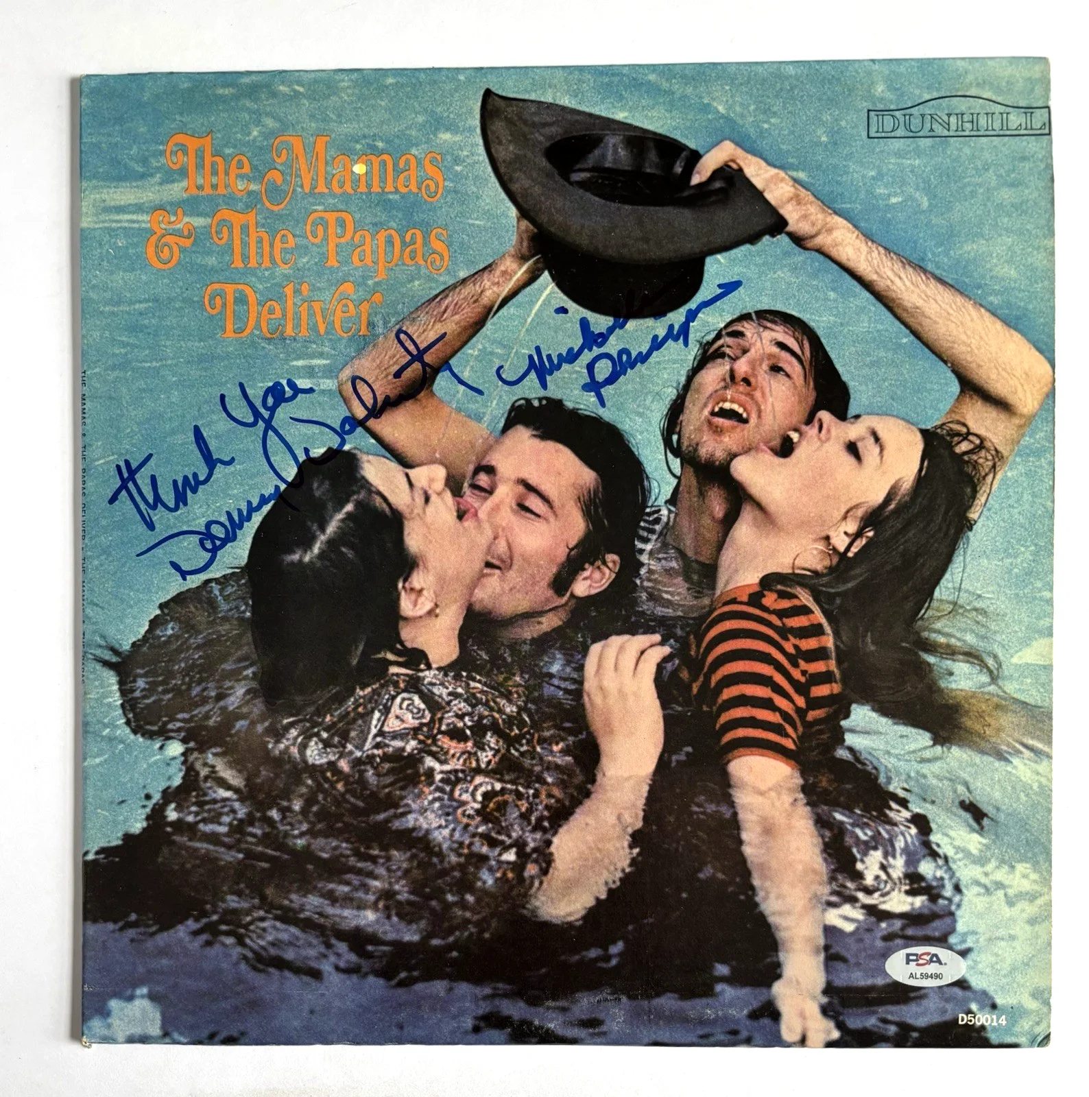 MAMAS & THE PAPAS Signed Vinyl LP RECORD Album by 2 DOHERTY PHILLIPS PSA DNA COA, image 2