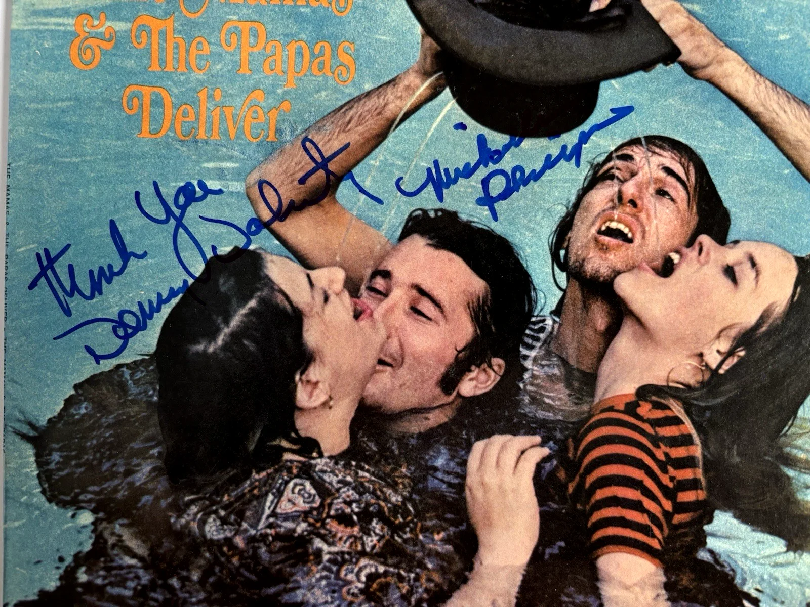 MAMAS & THE PAPAS Signed Vinyl LP RECORD Album by 2 DOHERTY PHILLIPS PSA DNA COA, image 3