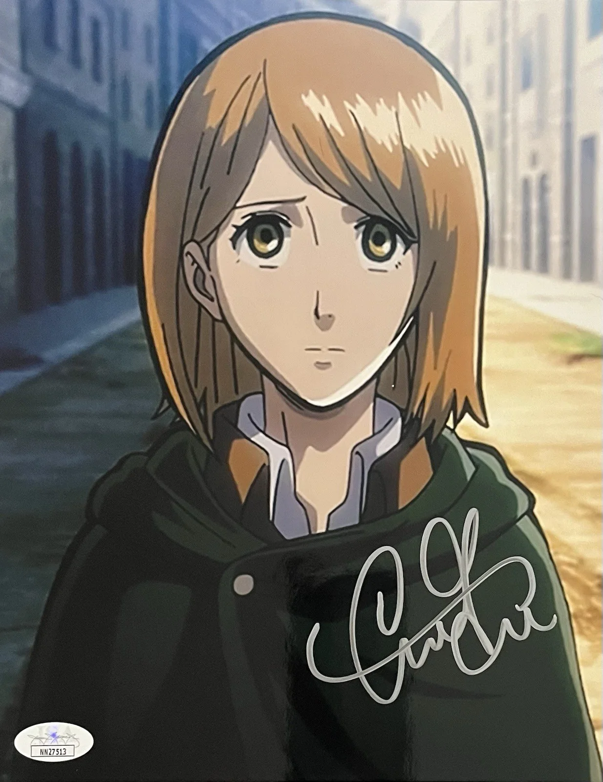 Caitlin Glass — Caitlin Glass Signed 8x10 Photo Attack on Titan Petra Autograph Anime JSA COA