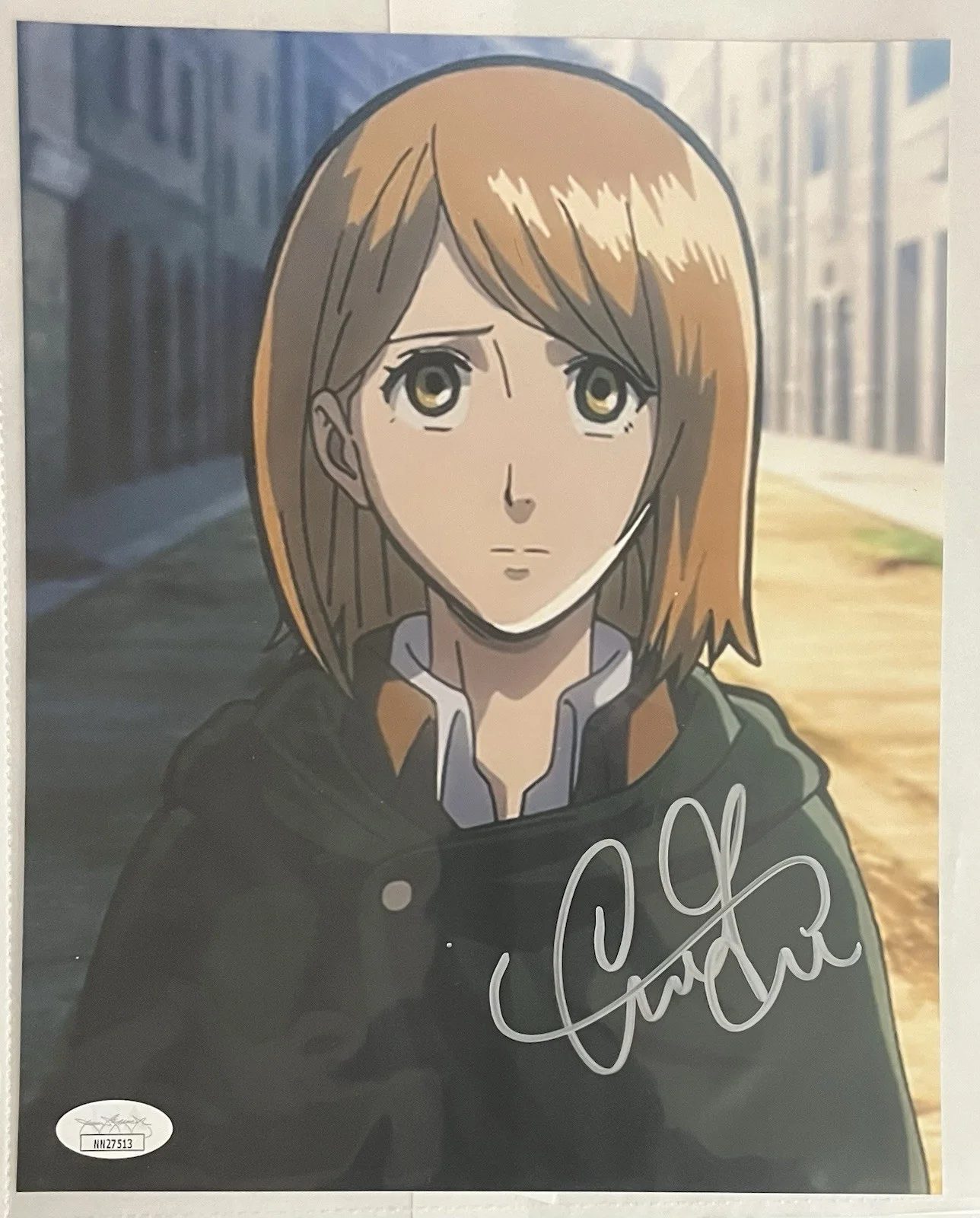 Caitlin Glass — Caitlin Glass Signed 8x10 Photo Attack on Titan Petra Autograph Anime JSA COA, изображение 4