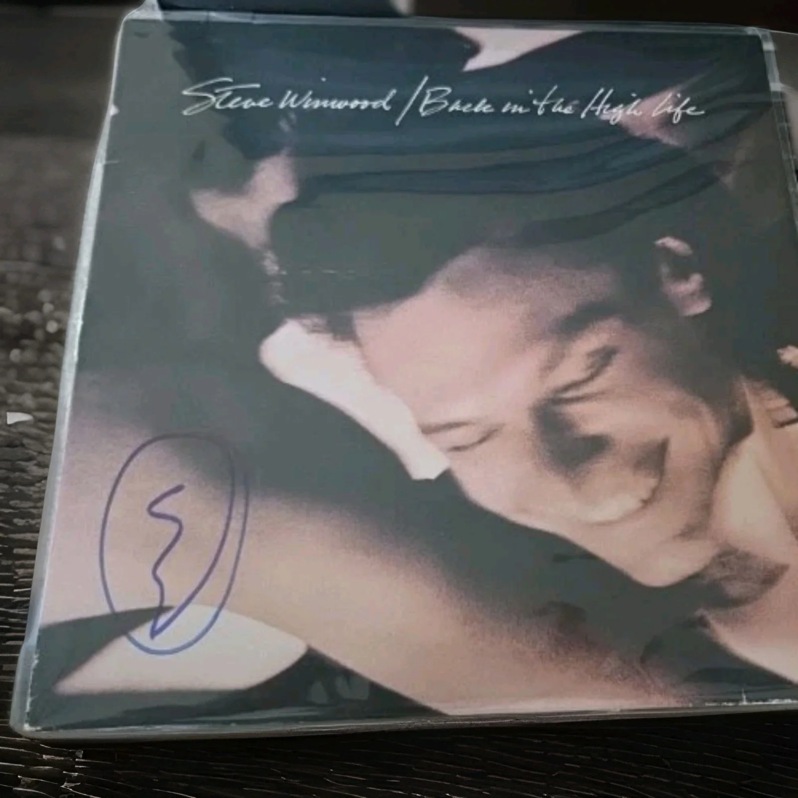 Steve Winwood REAL SIGNED Back in the High Life Vinyl Record JSA Autographed, image 4