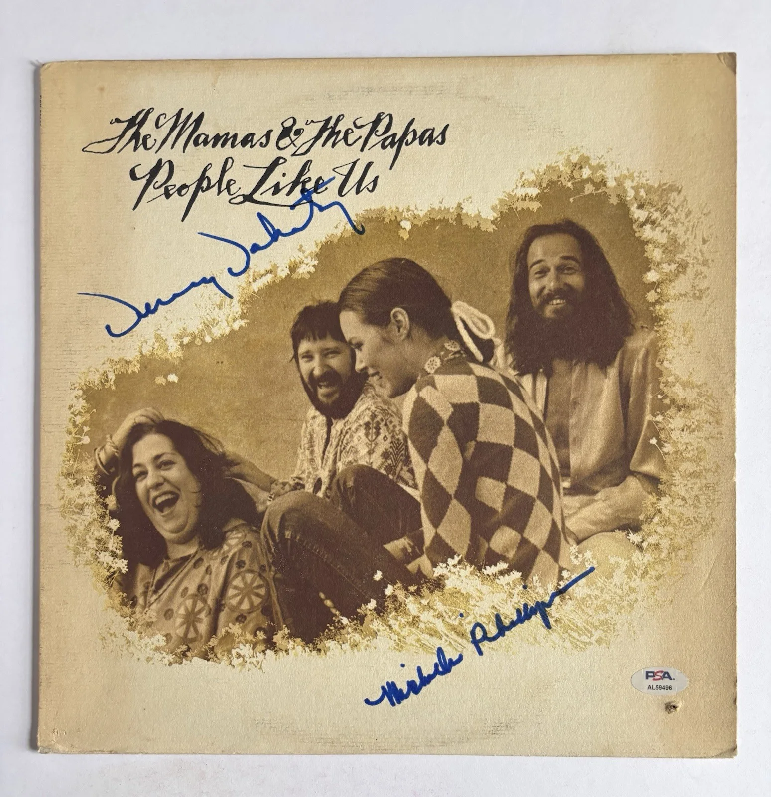 MAMAS & THE PAPAS Signed Vinyl LP RECORD Album by 2 DOHERTY PHILLIPS PSA DNA COA, image 2