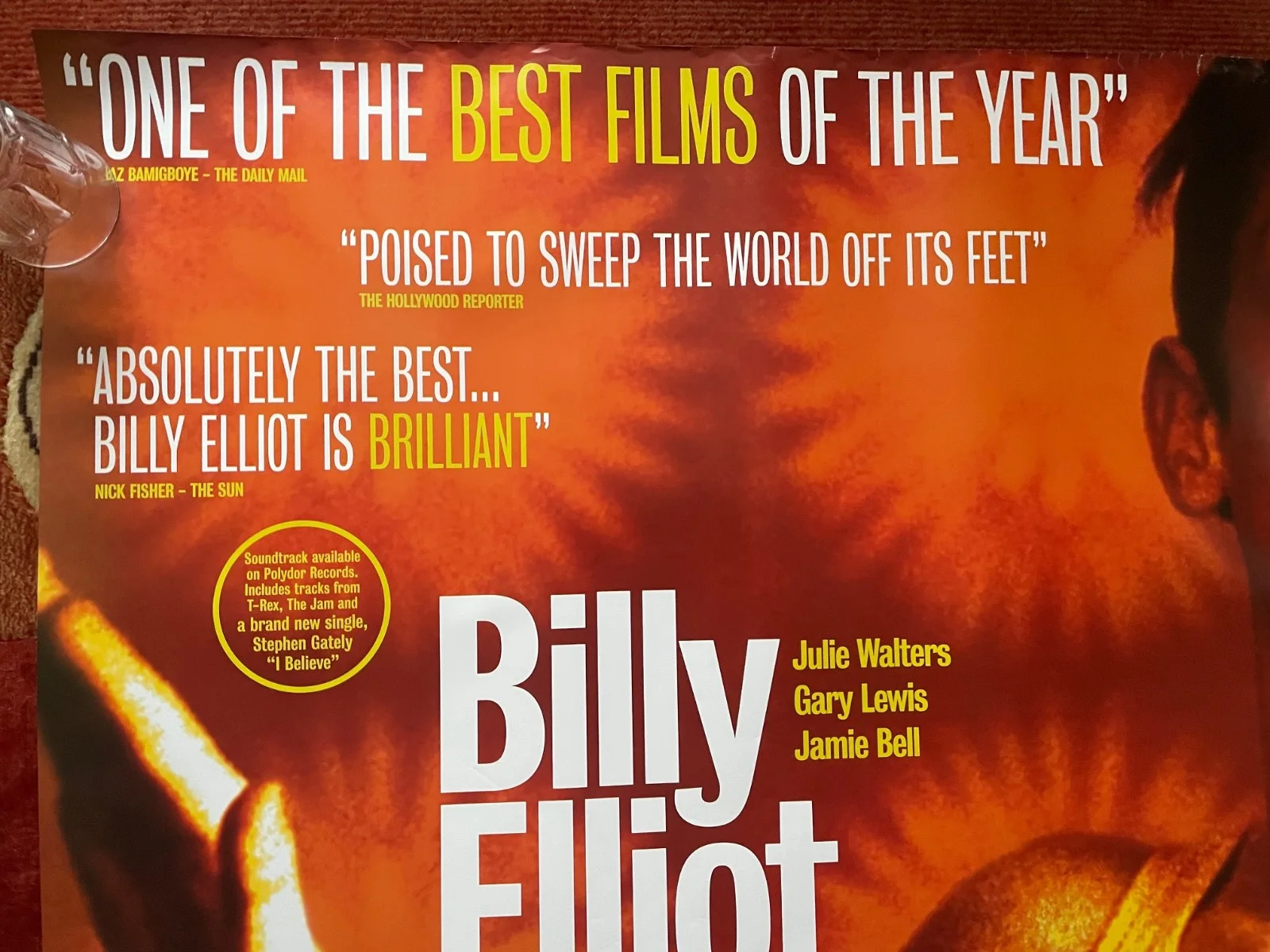BILLY ELLIOT (2000) Original UK Quad Movie Poster Jamie Bell Julie Walters, изображение 2