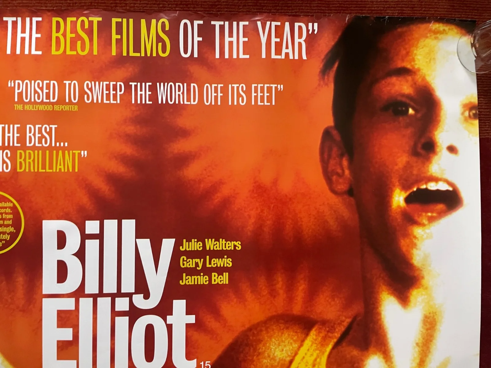 BILLY ELLIOT (2000) Original UK Quad Movie Poster Jamie Bell Julie Walters, изображение 3