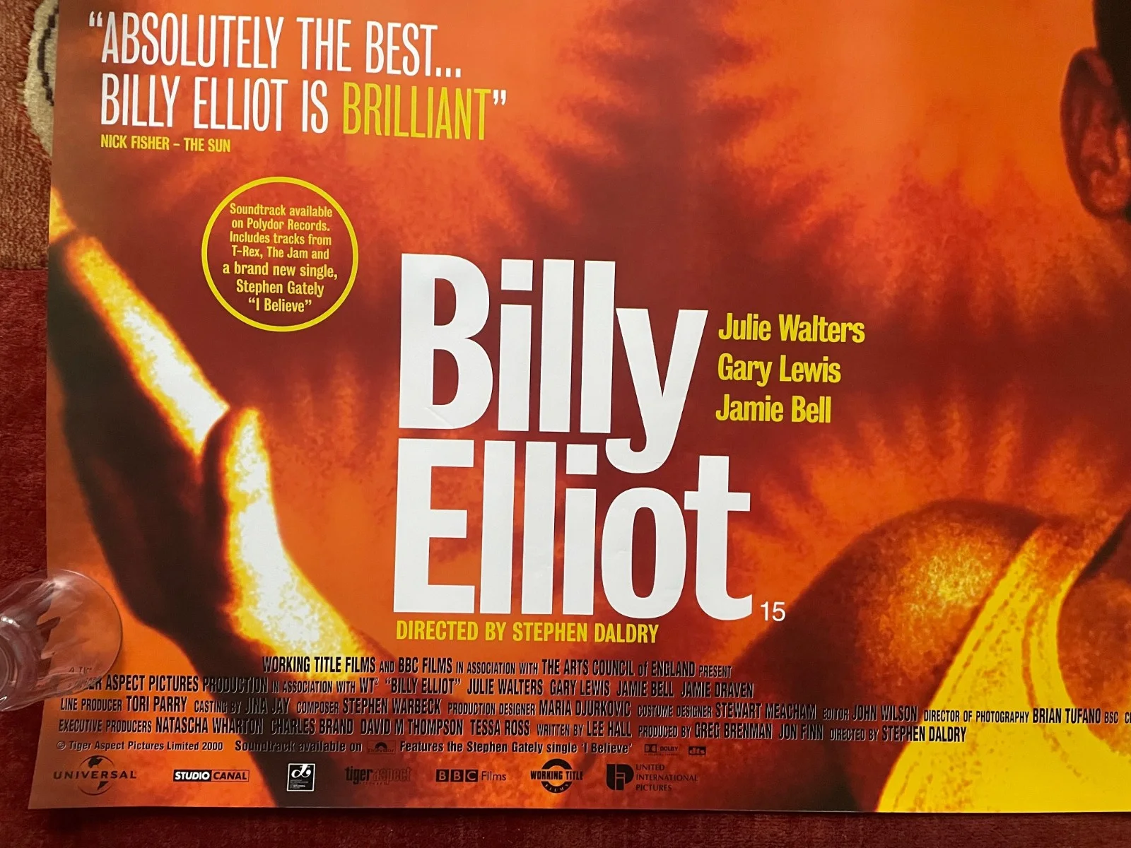 BILLY ELLIOT (2000) Original UK Quad Movie Poster Jamie Bell Julie Walters, изображение 4