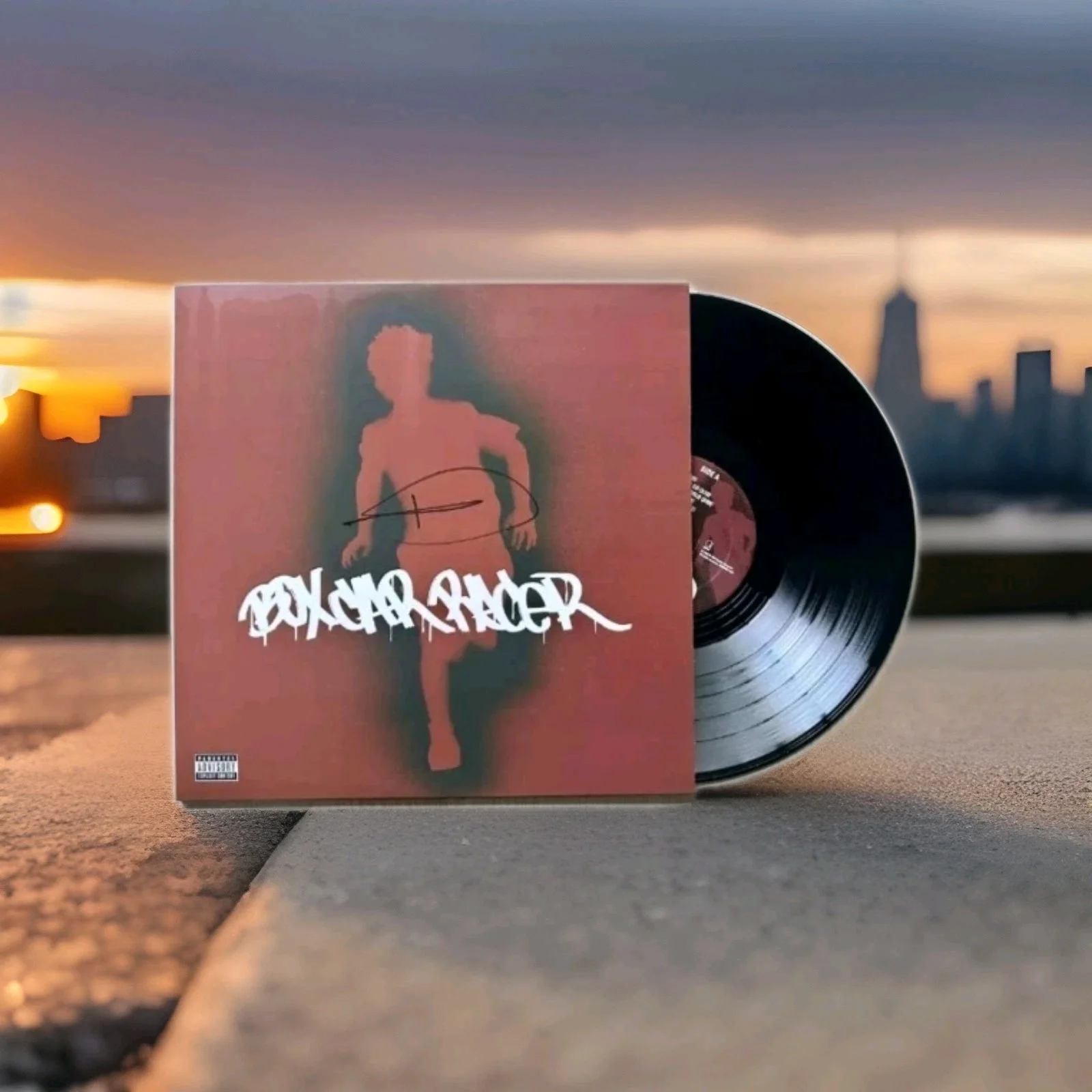 Tom DeLonge — Box Car Racer SIGNED Vinyl LP AUTOGRAPHED Tom Delonge Blink-182 RARE Self Titled, image 4