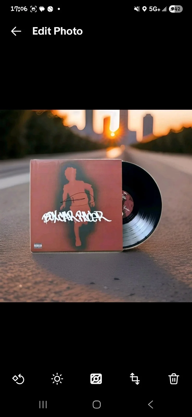 Tom DeLonge — Box Car Racer SIGNED Vinyl LP AUTOGRAPHED Tom Delonge Blink-182 RARE Self Titled, image 5
