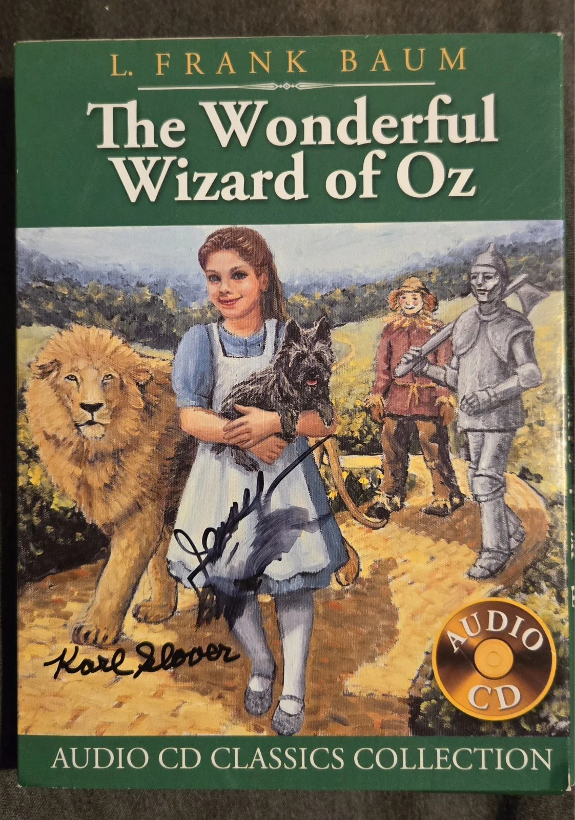 Karl Slover — Original autograph by Wizard of Oz Munchkin Karl Slover