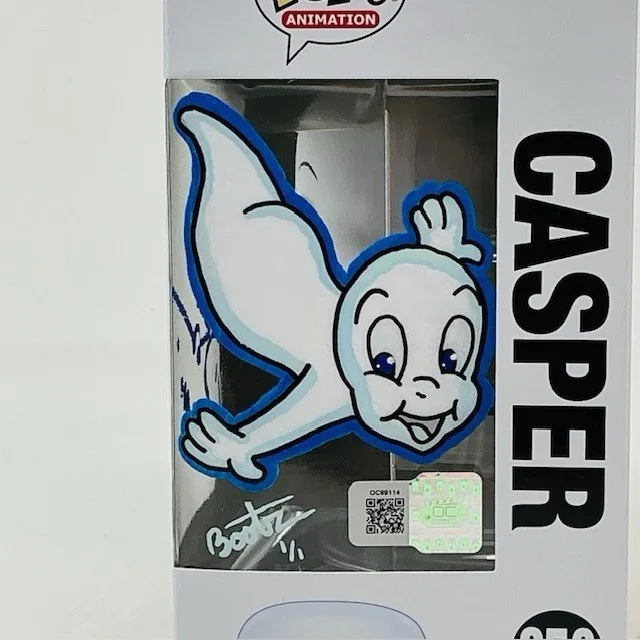 Devon Sawa Autographed 1/1 Casper The Friendly Ghost Funko Pop #850 Artist OC, image 4