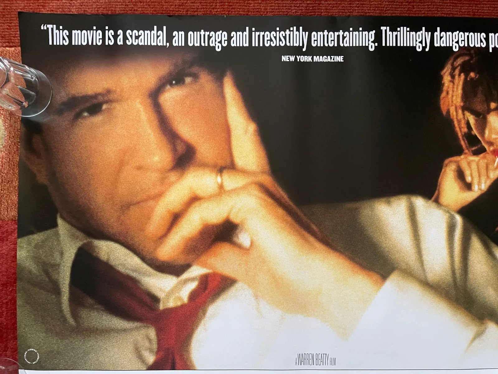 BULWORTH (1998) Original UK Quad Movie Film Poster Halle Berry Warren Beatty, изображение 2