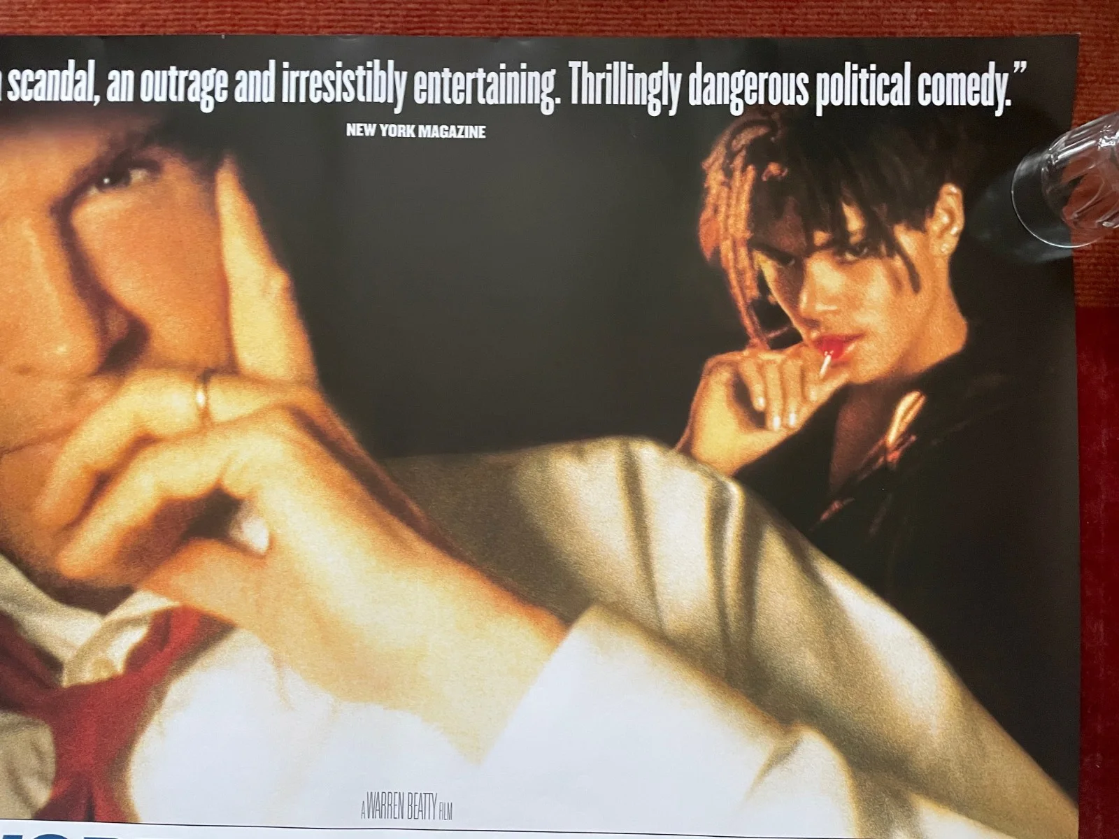 BULWORTH (1998) Original UK Quad Movie Film Poster Halle Berry Warren Beatty, изображение 3