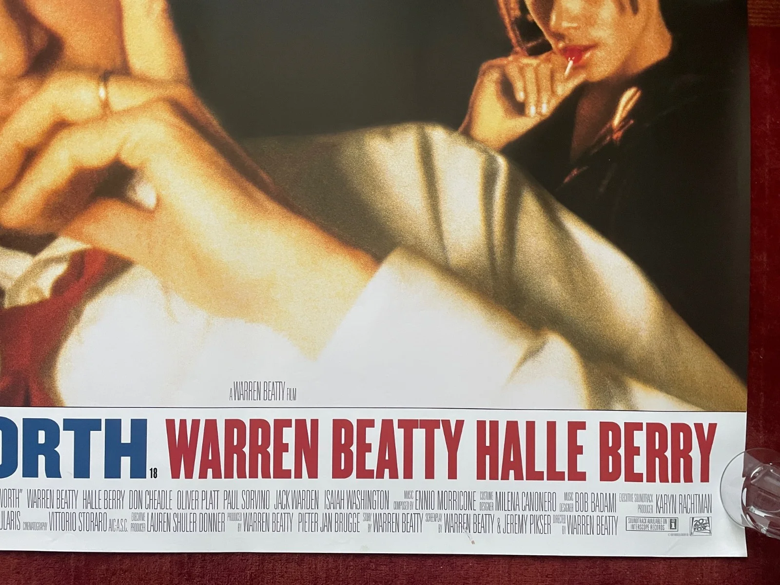 BULWORTH (1998) Original UK Quad Movie Film Poster Halle Berry Warren Beatty, изображение 5