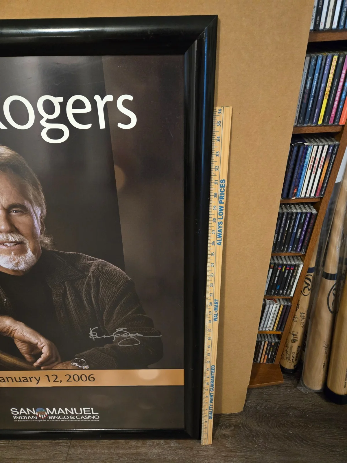 Kenny Rogers SIGNED 32" x 41" Poster (Professionally Framed) One of a Kind!!!, изображение 5