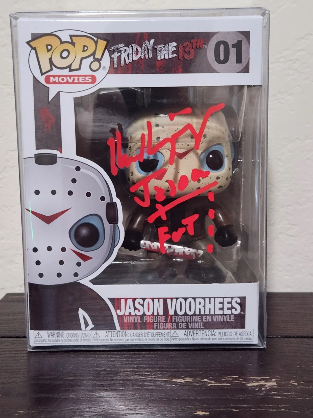 Ken Kirzinger — Signed KEN KIRZINGER Jason Voorhees Freddy Vs Jason Autograph Funko OCCM COA