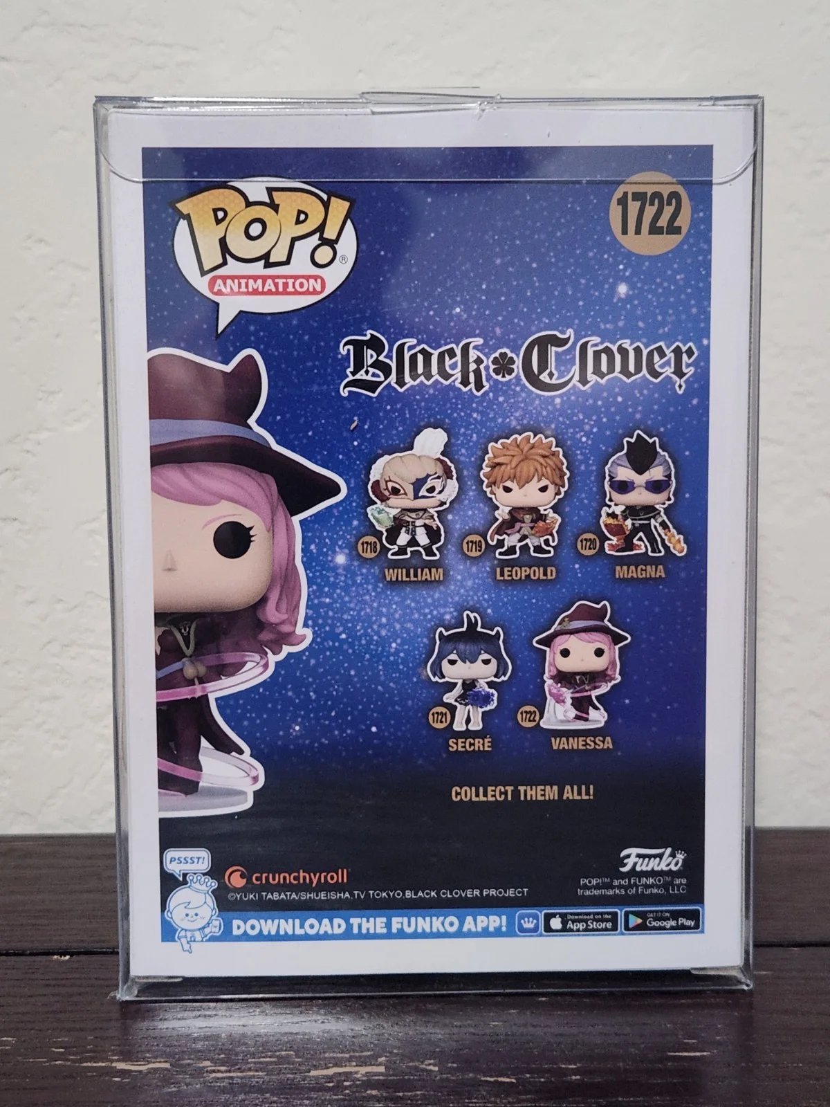 Lydia Mackay — Signed LYDIA MACKAY Black Clover Vanessa Funko 1722 Autograph Inscribed OCCM COA, image 2