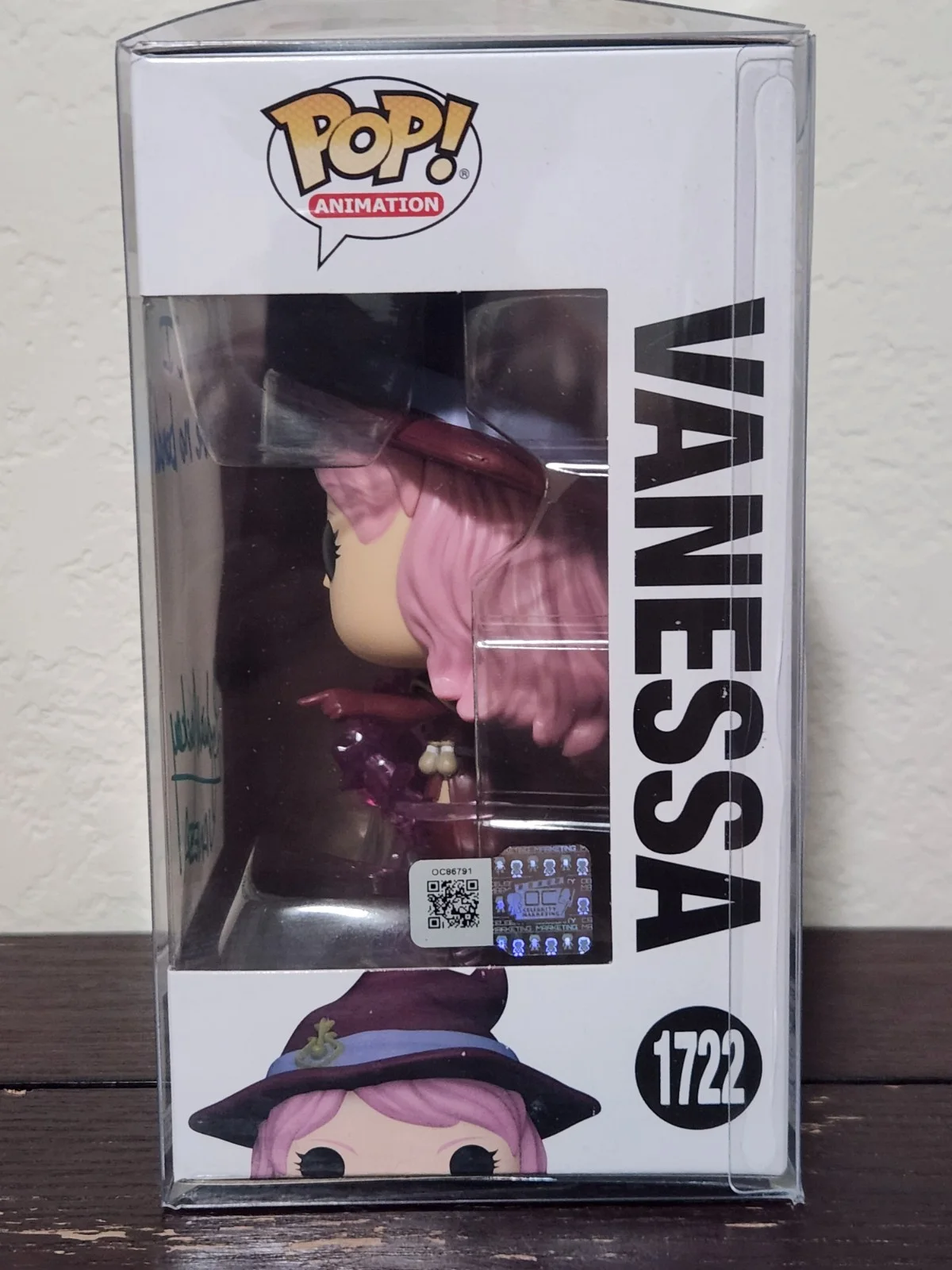 Lydia Mackay — Signed LYDIA MACKAY Black Clover Vanessa Funko 1722 Autograph Inscribed OCCM COA, image 4