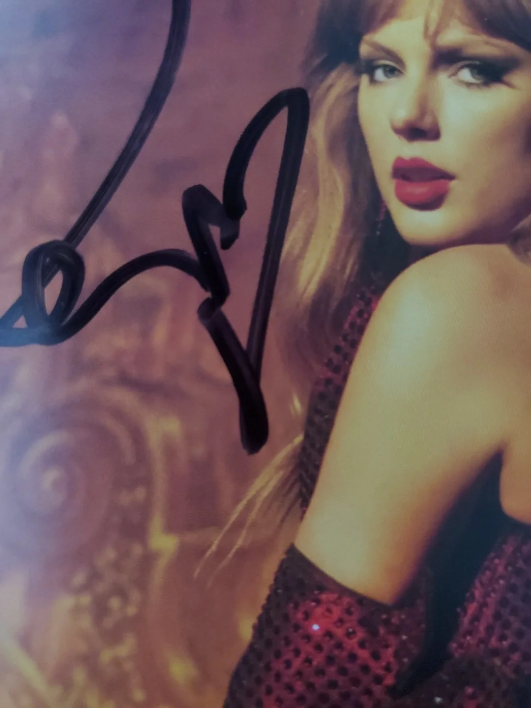 Taylor Swift The Life Of A Showgirl Signed Cd #3 With Wonky-loopy Heart, изображение 4