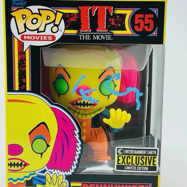 Tim Curry — Tim Curry Autographed Pennywise IT Limited Edition Blacklight Funko Pop BAS, image 2