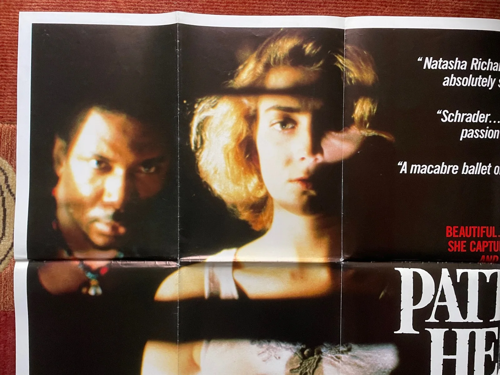 PATTY HEARST (1988) Original UK Quad Film Movie Poster Natasha Richardson, изображение 2