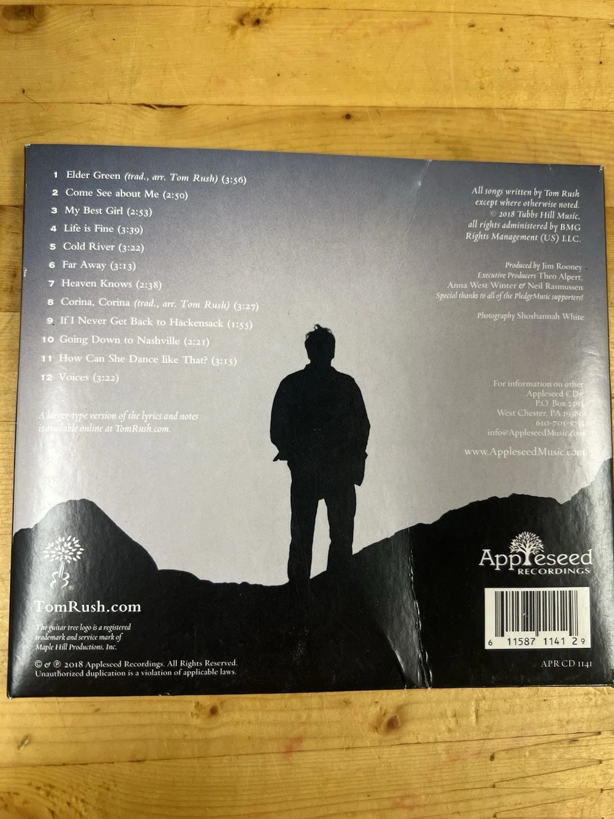 Autographed Tom Rush Voices Cd Case With No CD, image 3