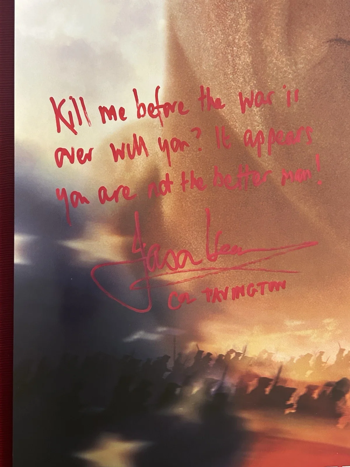 Mel Gibson, Jason Isaacs — The Patriot Original 27X40 Poster Dual Signed By Mel Gibson and Jason Isaacs, изображение 3
