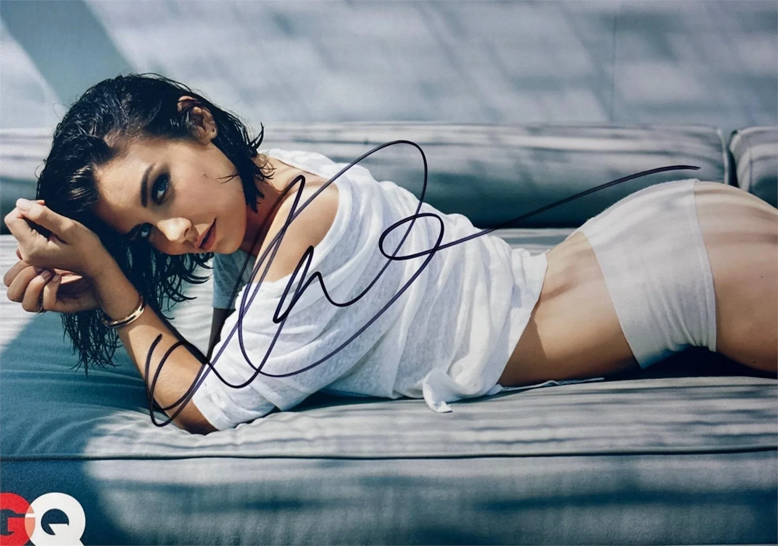 Lauren Cohan — Lauren Cohan Signed 8x11.5 Photo Autograph Sexy Portrait COA