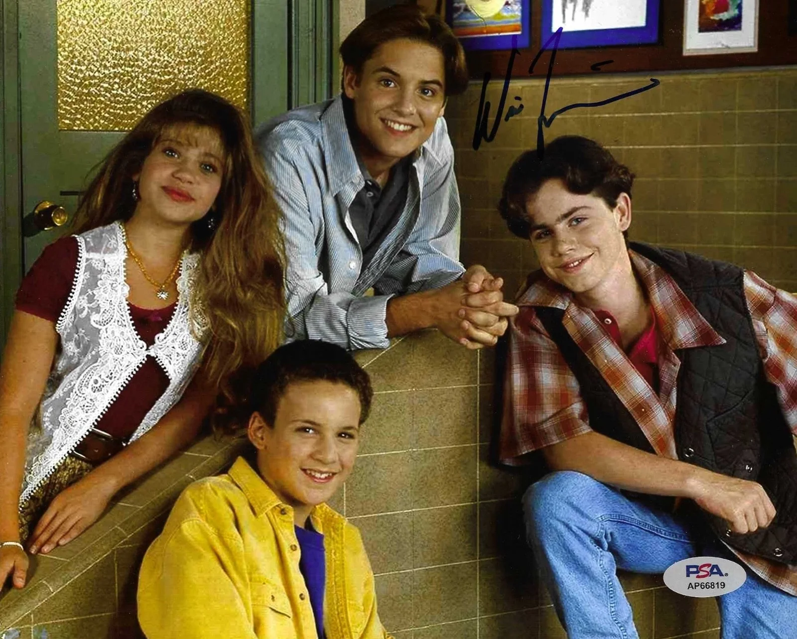 Will Friedle — Will Friedle Boy Meets World Eric Matthews Signed Auto 8x10 Photo PSA DNA (A)