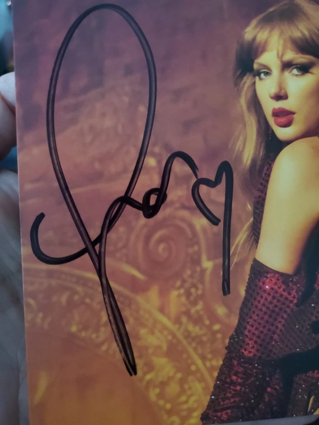 Taylor Swift The Life of a Showgirl signed cd photo 3, изображение 3