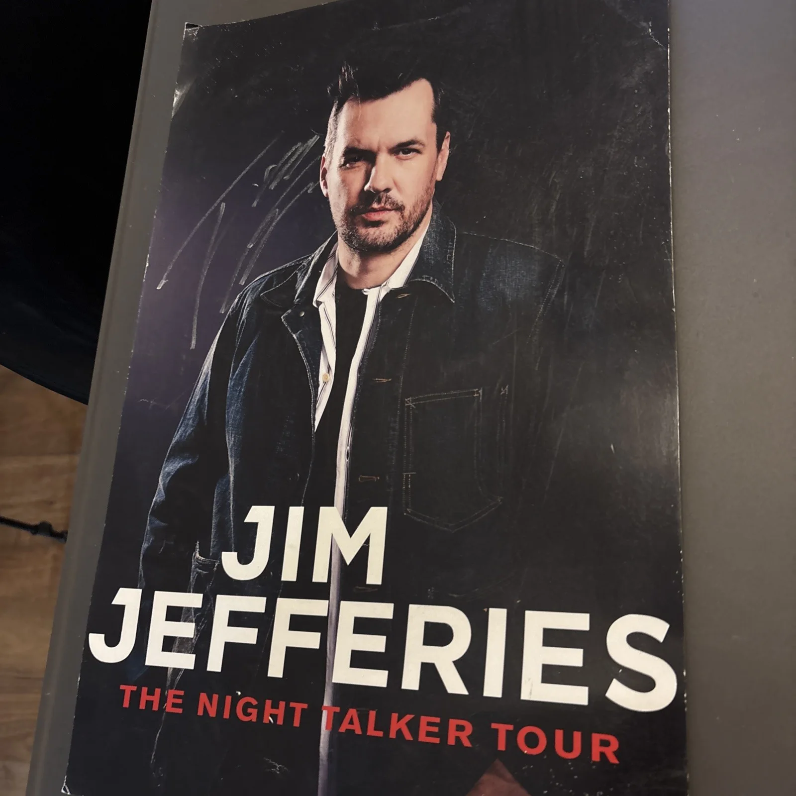 Jim Jefferies The Night Talker Signed Poster, image 2
