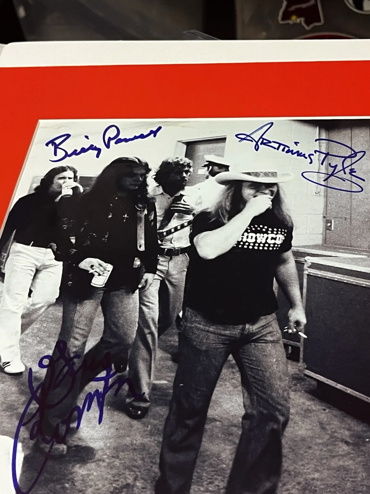 Lynyrd Skynyrd Signed 8X10 Gary Rossington Billy Powell Artimus Pyle JSA#AP19520, image 2