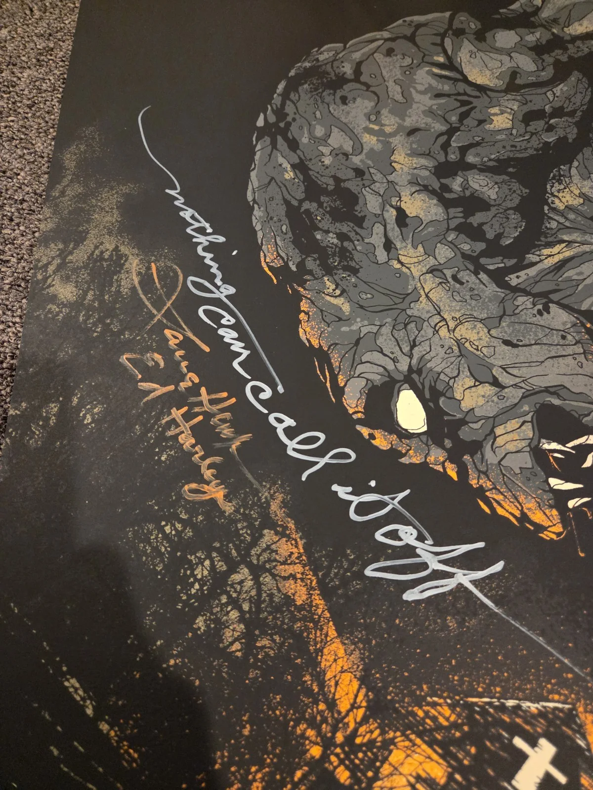 Pumpkinhead 18x24 Poster Limited To 50 Fright Rags Signed Lance Henricksen RARE, изображение 3
