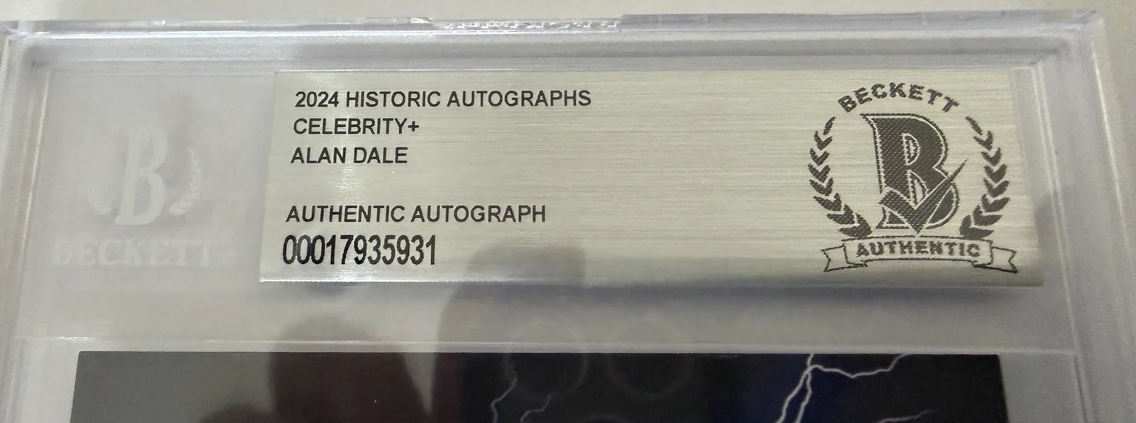 Alan Dale — Alan Dale 2024 Historic Autographs Celebrity + Cuts Auto BGS Beckett Authentic, изображение 2