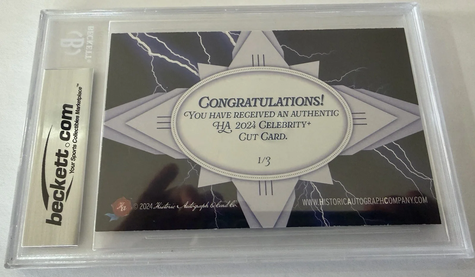 Alan Dale — Alan Dale 2024 Historic Autographs Celebrity + Cuts Auto BGS Beckett Authentic, изображение 3