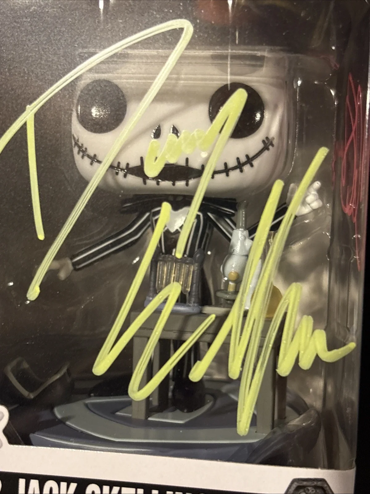 Danny Elfman, Chris Sarandon — Chris Sarandon AND Danny Elfman Signed Jack Funko COA, image 2