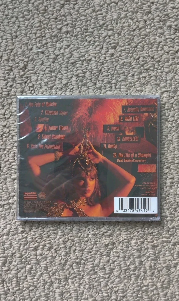 The Life of a Showgirl by Taylor Swift: Signed CD (Photo #4) SEALED/NEW!, изображение 4
